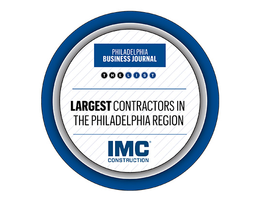 Philadelphia Business Journal logo for the largest contractors in the Philadelphia region