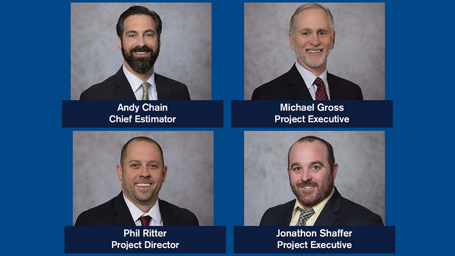 Promotion to Partner announcement for four employees with their headshots