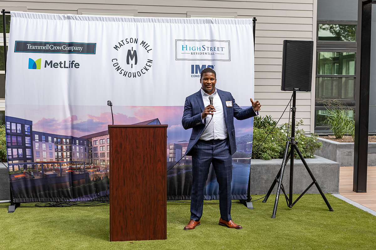 Michael Lloyd, Chief Operating Officer, Speaking at the Matson Mill Grand Opening