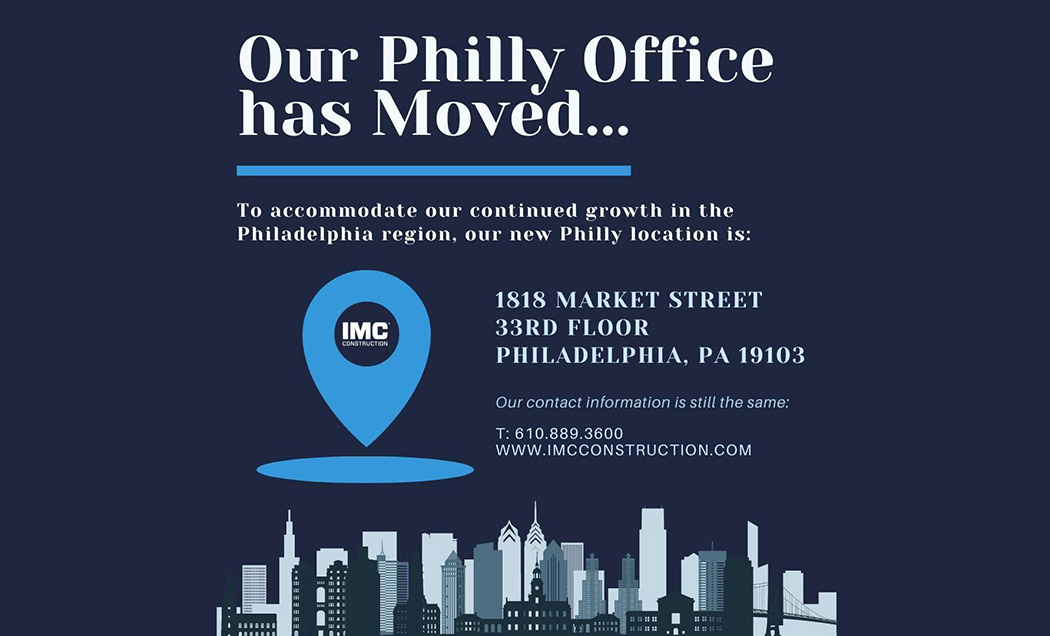 IMC`s Philadelphia office has moved