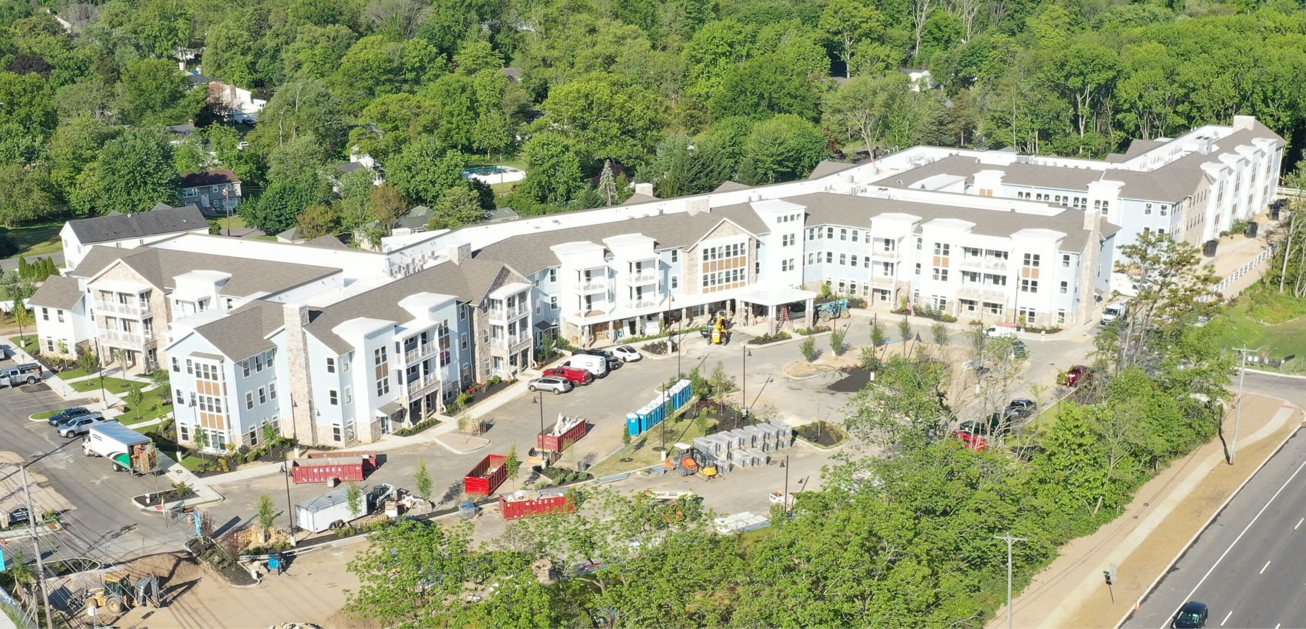 Aerial View of Brightview Senior Living in Eatontown