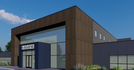 3D mockup of modern building